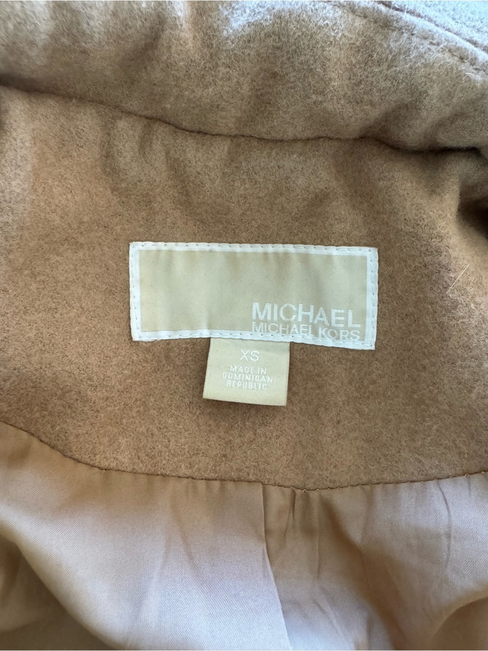 MICHAEL Michael Kors Camel Trench Coat